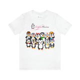 Adult-Size Penguin Paradise: Cute Cartoon Penguin Tee