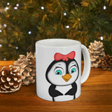 Leigha Marina's Mommy Penguin Ceramic Mug - 11oz