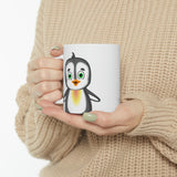 Leigha Marina's Makaio The Penguin Ceramic Mug - 11oz