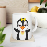 Leigha Marina's Mia The Penguin Ceramic Mug - 11oz