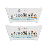 Youth-Size Penguin Family Slide Sandals - Leigha Marina Cartoon Design