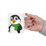 Leigha Marina's Daddy Penguin Ceramic Mug - 11oz