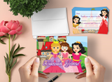 Princess Thank You Cards for Kids, 20 Notes & 20 Envelopes