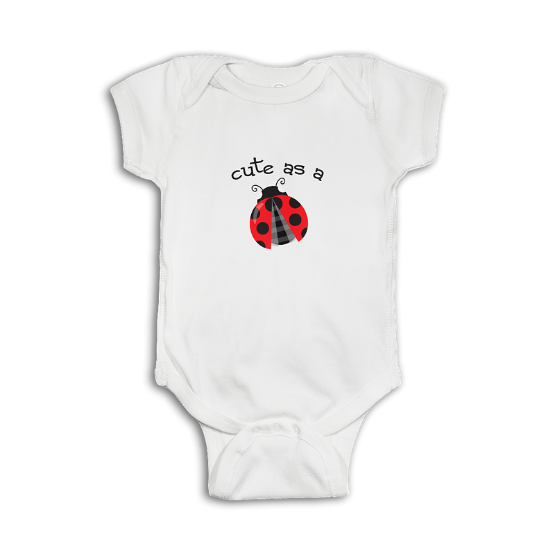Cute Baby Onesie 'Cute as a bug'
