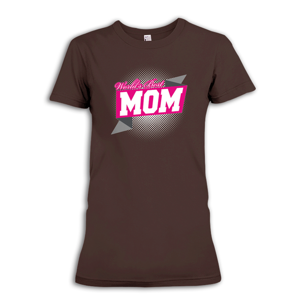 Ladies Short Sleeve T-Shirt 'World's best mom'