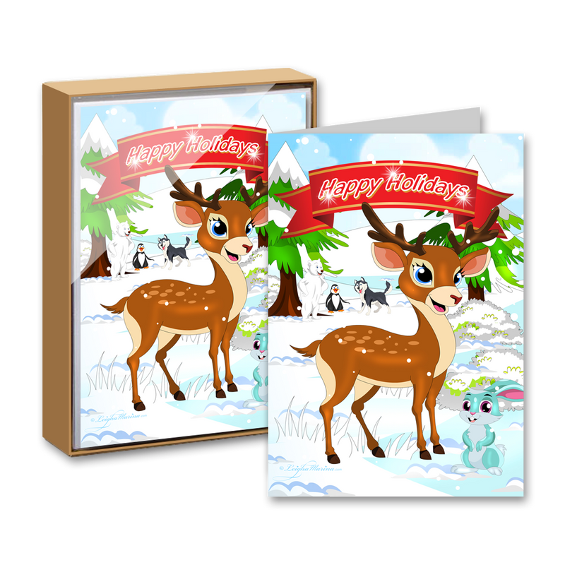 Happy Holidays Boxed Greeting Cards