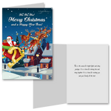 15 Greeting Cards and 15 Envelopes 'Ho Ho Ho Merry Christmas and a Happy New Year'