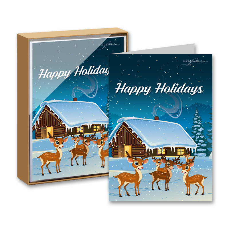 Happy Holidays Boxed Greeting Cards