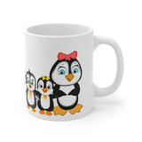 Leigha Marina's Little Penguins Ceramic Mug - 11oz