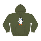 Adult-Size Unisex Bebo The Penguin Hoodie