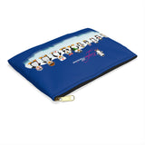 Accessory Pouch - Leigha Marina's Penguin Family - Blue