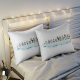 Pillow Sham - Leigha Marina's Cartoon Penguins