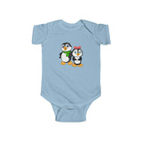 Baby-Size Mommy & Daddy Penguins Onesie - Leigha Marina