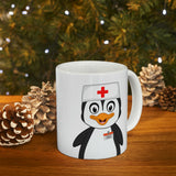 Leigha Marina's Dr. Penguin Ceramic Mug - 11oz