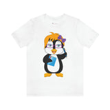 Adult-Size Mrs. Glacier The Penguin Tee - Leigha Marina Cartoon Design