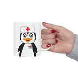 Leigha Marina's Dr. Penguin Ceramic Mug - 11oz