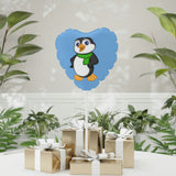 Baby Shower Balloon - It's a Boy 11" Light Blue - Round & Heart-Shaped