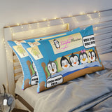 Pillow Sham - Leigha Marina's "There Were Five in the Bed" Cartoon Design