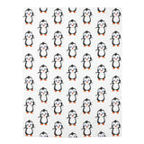 Baby Swaddle Blanket - White - Leigha Marina's Bebo The Penguin