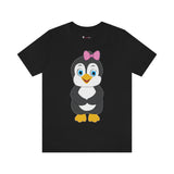 Adult-Size Nora The Penguin Tee - Leigha Marina Cartoon Design
