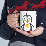 Leigha Marina's Makaio The Penguin Ceramic Mug - 11oz