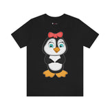 Adult-Size Mommy Penguin Tee - Leigha Marina Cartoon Design