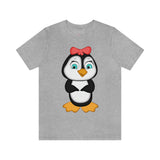 Adult-Size Mommy Penguin Tee - Leigha Marina Cartoon Design