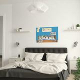 Leigha Marina's "There Were Five in the Bed" Penguins Nursery Rhyme Poster