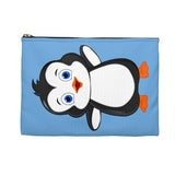 Accessory Pouch - Bebo The Penguin - Light Blue