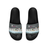 Youth-Size Penguin Family Slide Sandals - Leigha Marina Cartoon Design