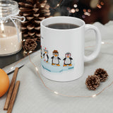 Leigha Marina's Penguin Family Ceramic Mug - 11oz