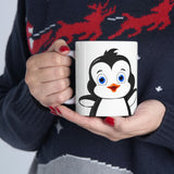 Leigha Marina's Bebo The Penguin Ceramic Mug - 11oz