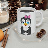 Leigha Marina's Nora The Penguin Ceramic Mug - 11oz
