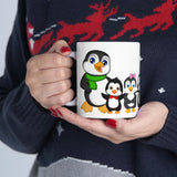 Leigha Marina's Little Penguins Ceramic Mug - 11oz