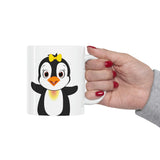 Leigha Marina's Mia The Penguin Ceramic Mug - 11oz
