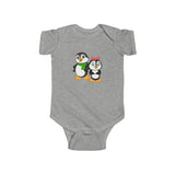 Baby-Size Mommy & Daddy Penguins Onesie - Leigha Marina