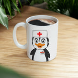 Leigha Marina's Dr. Penguin Ceramic Mug - 11oz
