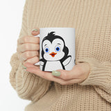 Leigha Marina's Bebo The Penguin Ceramic Mug - 11oz
