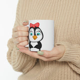 Leigha Marina's Mommy Penguin Ceramic Mug - 11oz