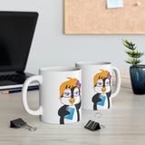 Leigha Marina's Mrs. Glacier The Teacher Penguin Ceramic Mug - 11oz