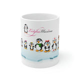 Leigha Marina's Penguin Family Ceramic Mug - 11oz