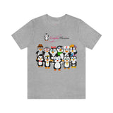 Adult-Size Penguin Paradise: Cute Cartoon Penguin Tee