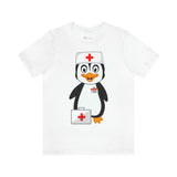 Adult-Size Dr. Penguin Tee - Leigha Marina Cartoon Design