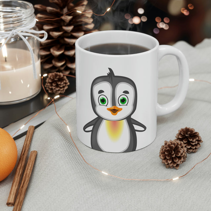 Leigha Marina's Makaio The Penguin Ceramic Mug - 11oz