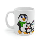 Leigha Marina's Little Penguins Ceramic Mug - 11oz