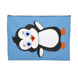 Accessory Pouch - Bebo The Penguin - Light Blue