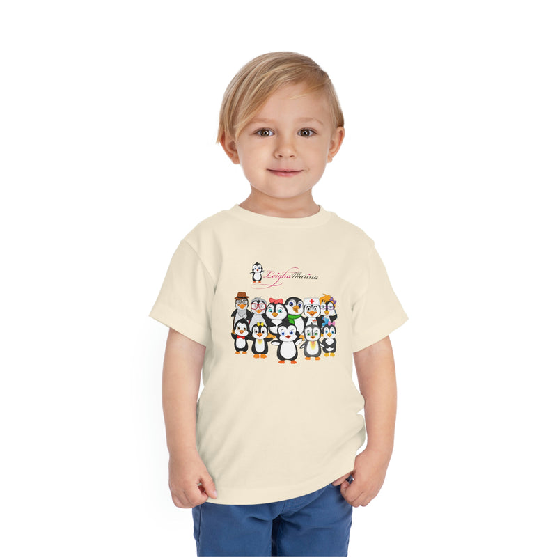 Toddler-Size Penguin Paradise: Cute Cartoon Penguin Tee