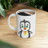 Leigha Marina's Makaio The Penguin Ceramic Mug - 11oz