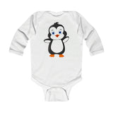 Baby-Size Long Sleeve Bodysuit - Bebo The Penguin
