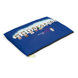 Accessory Pouch - Leigha Marina's Penguin Family - Blue